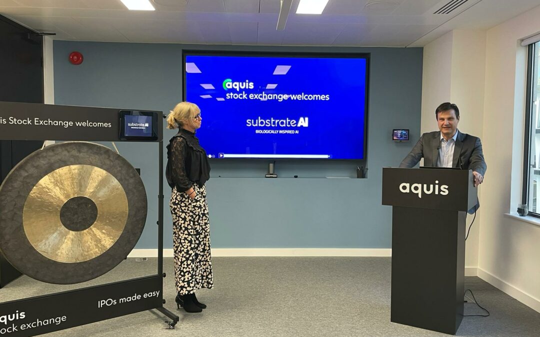La cotizada valenciana Substrate AI ha debutado este martes en el Aquis londinense